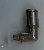 D125514 6mm thread to 6mm push-in 90 degree fitting